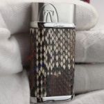 Copy Cartier Black & Silver Lighter For